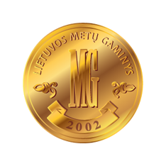 2002 – METŲ GAMINYS / AUKSO MEDALIS / LIETUVA